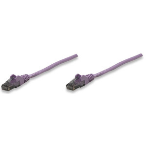 INTELLINET CAT6 Patch Cable 1ft Purple