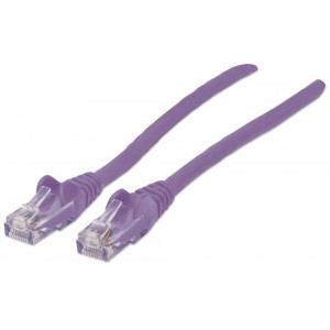 INTELLINET CAT6 Patch Cable 10ft Purple