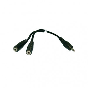 PHILMORE 1/8" Mono 'Y' Cable 6"