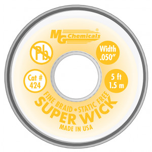 MG CHEMICALS Super Wick .05 #2 Yellow 5ft