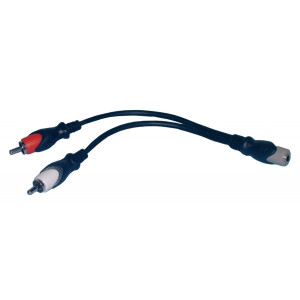 1/8 Inch Stereo Female-2 RCA Male - 44-233 