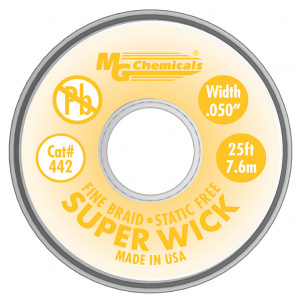MG CHEMICALS Super Wick .05 #2 Yellow 25ft