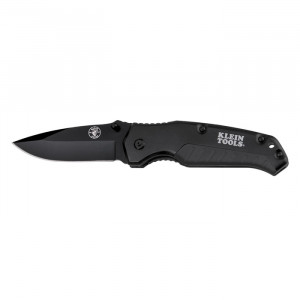 KLEIN Pocket Knife Black Drop-Point Blade