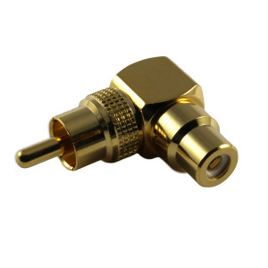 PHILMORE Right Angle RCA Adapter