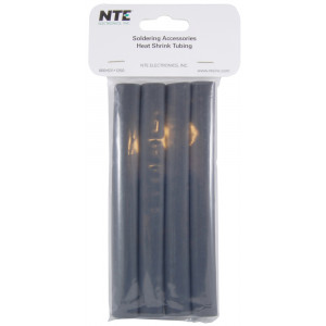 NTE Dual Wall Adhesive Heat Shrink 1/2" Black 4pk