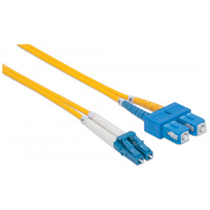 INTELLINET Fiber Optic Patch Cable 10m LC to SC