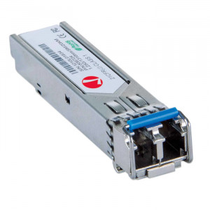 INTELLINET Gigabit Fiber SFP Module LC Single-Mode 12.4 miles (20 km)