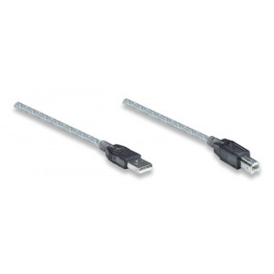 MANHATTAN Hi-Speed USB A 2.0 to USB B Active Cable 36ft