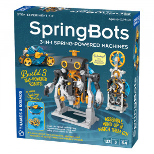 THAMES & KOSMOS Springbots: 3-in-1 Spring Powered Machines