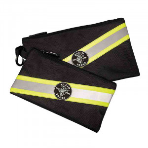 KLEIN High Visibility Zipper Bags 2pk