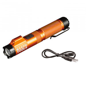 KLEIN Rechargeable Focus Flashlight with Laser