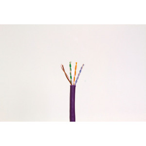 Remee CAT5E Riser Cable 500ft Pull-out Box Violet
