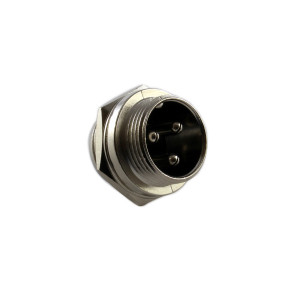 PHILMORE 3-Pin Mobile Connector Male Chassis Mount