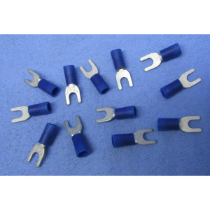 PHILMORE #8 Insulated Spade Terminals 14-16awg 100pk