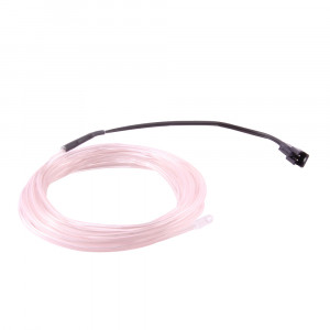 NTE EL Wire Transparent White 2.3mm Diameter