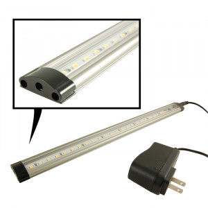 NTE 24 LED Dimmable Light Bar 11.81" White with Power Supply