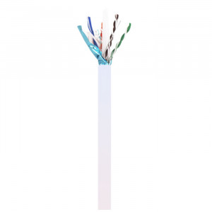 WAVENET CAT6 Shielded Riser Cable 1000ft Reel White