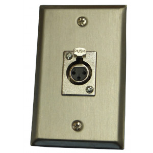 PHILMORE XLR 3 Pin Female Mic Connector on Wall Pl