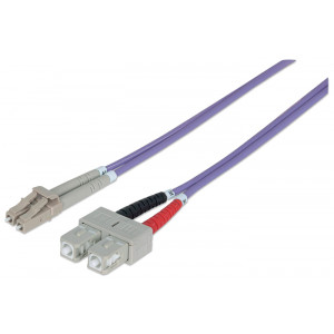 INTELLINET Fiber Optic Patch Cable 3m LC to SC