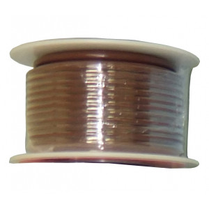 PHILMORE Hook-up Wire 20 AWG Stranded 25ft Brown