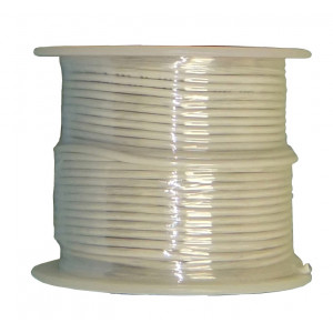 PHILMORE Hook-up Wire 20 AWG Stranded 25ft White