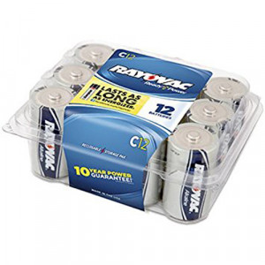 RAYOVAC Alkaline C Battery 12pk