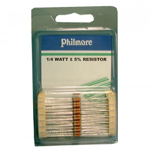 PHILMORE 2.7K Ohm 1/4 Watt Resistor 50 pack