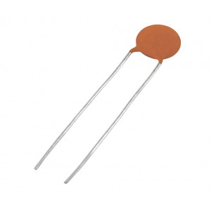 NTE .1µF 50V Ceramic Disc Capacitor 2pk