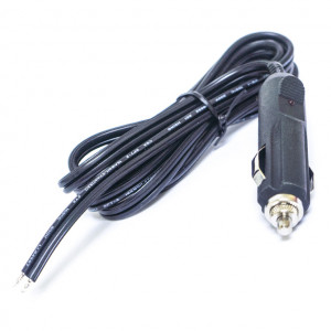 CALRAD Cigarette Lighter Plug with 20 Amp Fuse 6ft