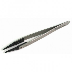 ECLIPSE ESD Safe-tipped Tweezers Flat Tip