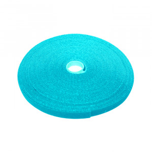 ECLIPSE 3/4" Wide Hook and Loop Tape Aqua (50 ft)