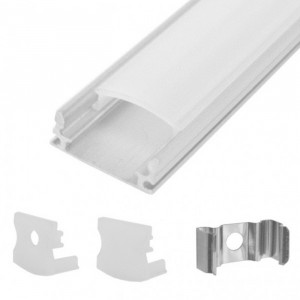 CALRAD Slim LED Rectangle Aluminum Housing Surface Mount 4ft Long