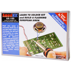 ELENCO Learn to Solder Kit with Soldering Iron & Cutters