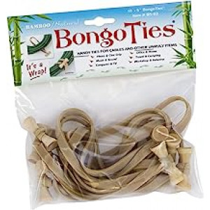 BONGO TIES Natural Color Rubber 10pk