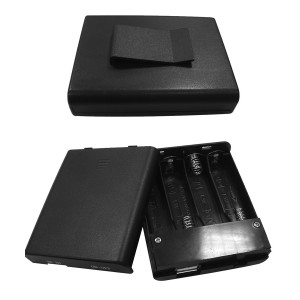 PHILMORE Battery Holder for 4 'AA' Batteries with USB output and On-Off Switch