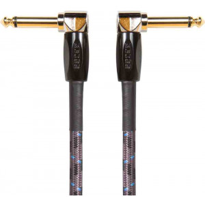 BOSS 1/4" Instrument Cable Right Angle 1ft