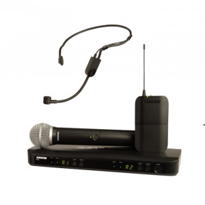 SHURE Dual Combo Wireless Mic System 1 Handheld/1 Headset