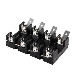 BUSSMANN Fuse Block for 1/4" x 1-1/4" Fuses