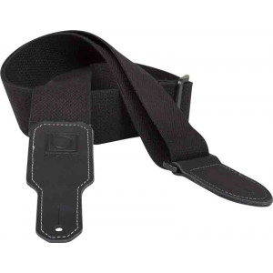BOSS 2" Black Cotton Guitar Strap