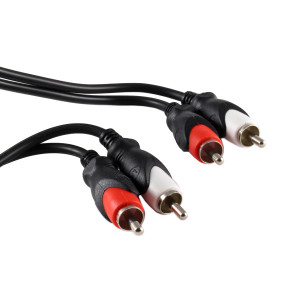 PHILMORE Dual RCA Phono Audio Cables 25ft