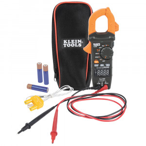 KLEIN AC/DC Digital Clamp Meter, 400A with Temperature