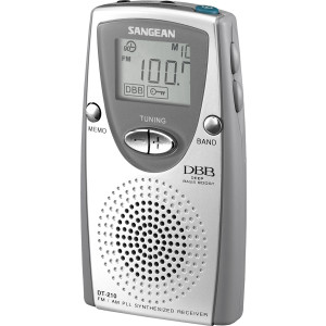 SANGEAN Pocket AM/FM Radio with Built-in Speaker