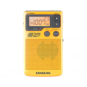 SANGEAN AM/FM Digital Weather Alert Pocket Radio