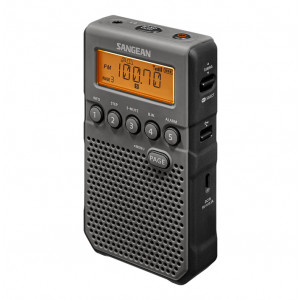 SANGEAN FM/AM NOAA Weather Alert Rechargeable Pocket Radio