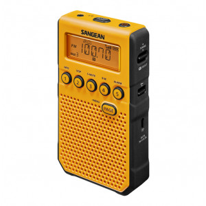 SANGEAN FM/AM NOAA Weather Alert Rechargeable Pocket Radio