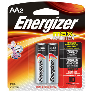 ENERGIZER Alkaline Max AA Battery 2pk