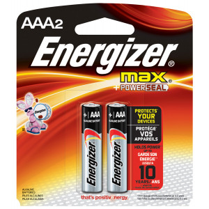 ENERGIZER Alkaline Max AAA Battery 2pk