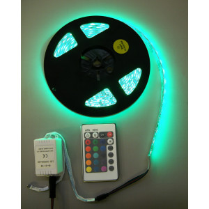 ELYSSA LED RGB 4-Effect Strip 16ft Water Resistant with remote
