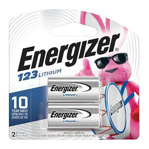 ENERGIZER 123 Lithium 3V Battery - 2pk
