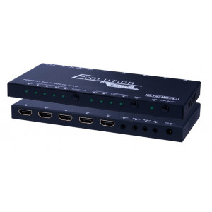 VANCO Evolution HDMI 4x1 True 4k Switcher with IR Remote